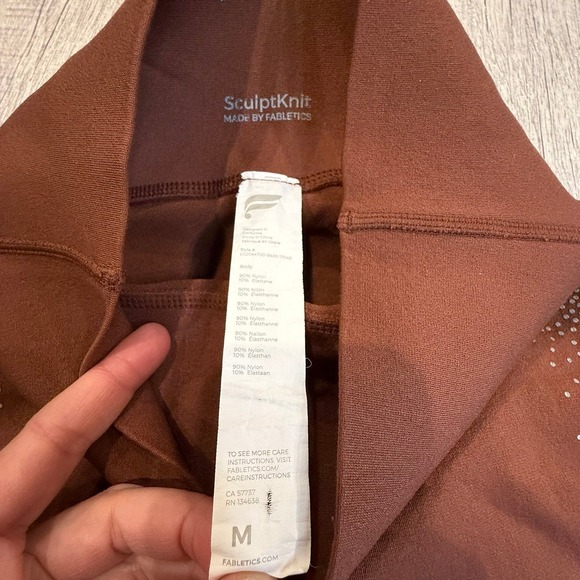 Fabletics High Waisted Medium Sculptknit Reflective Leggings‎ Running Fits Small - Picture 5 of 9
